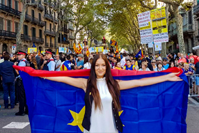 LSV na demonstracijama povodom Nacionalnog dana Katalonije 